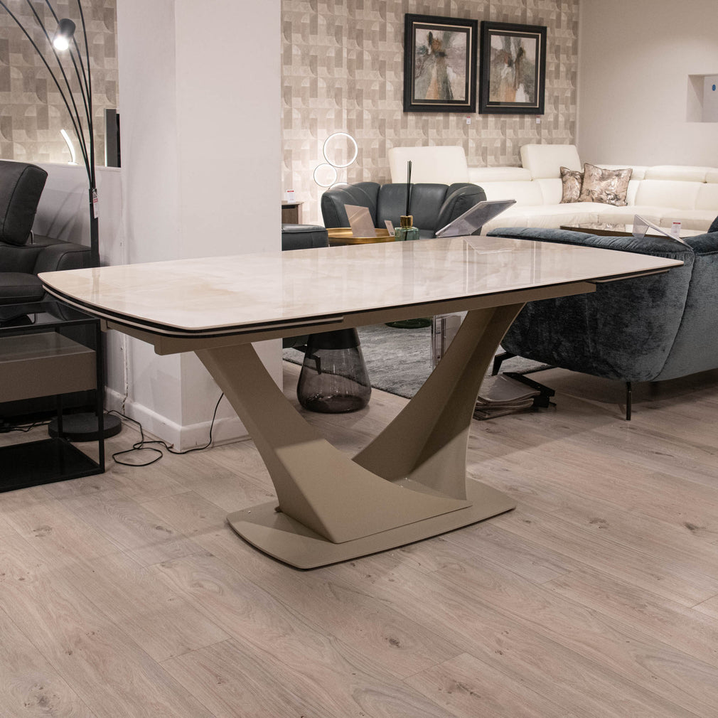 Jupiter - Ceramic Extending Dining Table - Item as Pictured