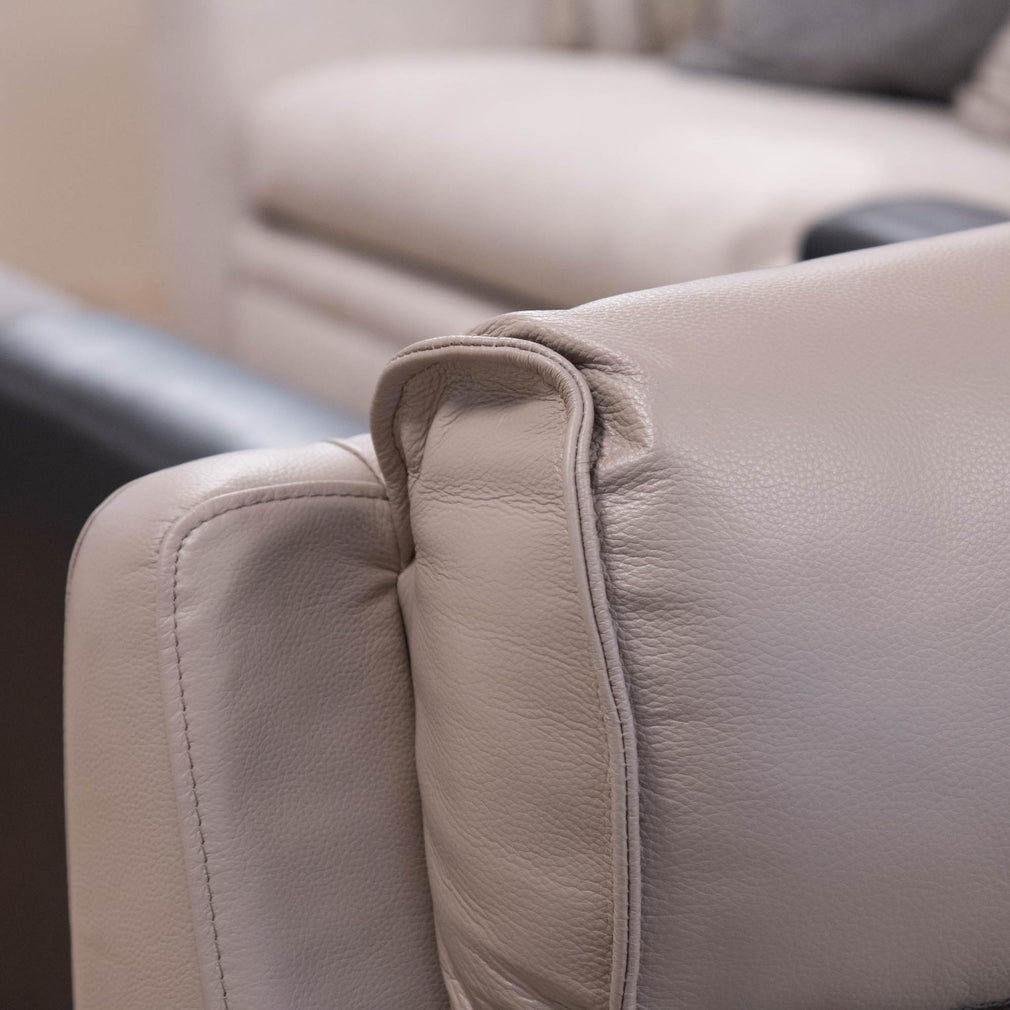 Linara - 3 Seat Power Recliner Sofa, Leather - Item as Pictured