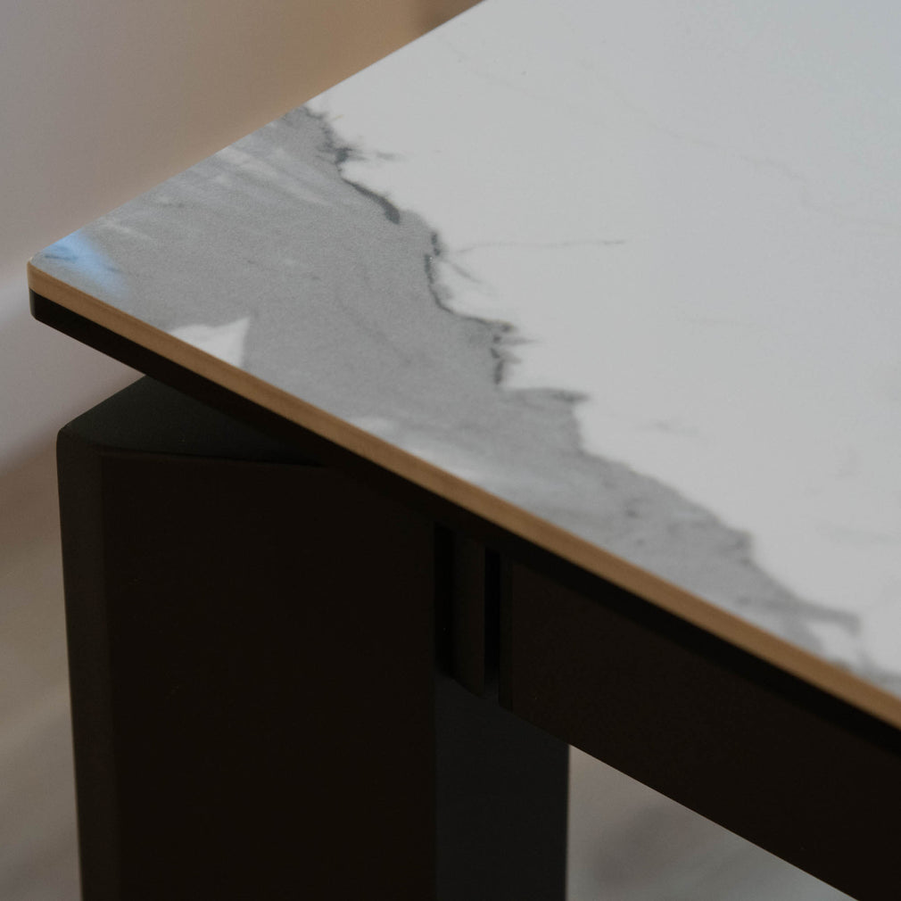 Tarranto - Ceramic Extending Dining Table - Item as Pictured