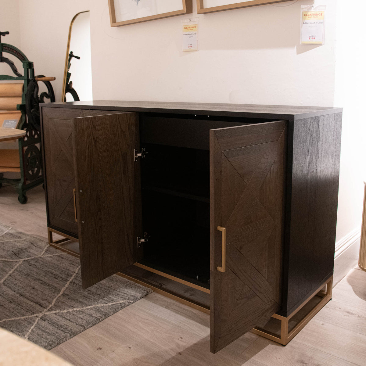 Samson - 4 Door Sideboard, Oak - Item as Pictured