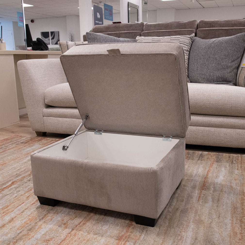 Monza - Small Storage Footstool - Item as Pictured