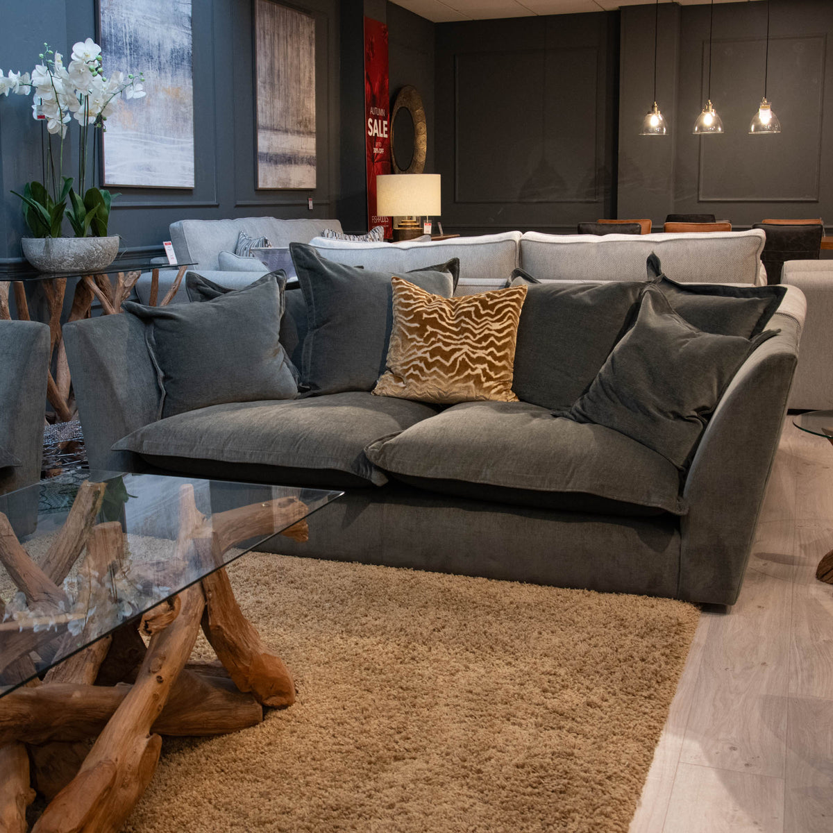 Columbus - Medium Sofa, Fabric - Item as Pictured