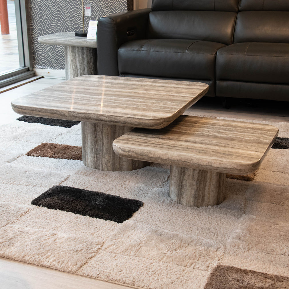 Acropolis - Marble Coffee Tables, Set of 2 - Item as Pictured