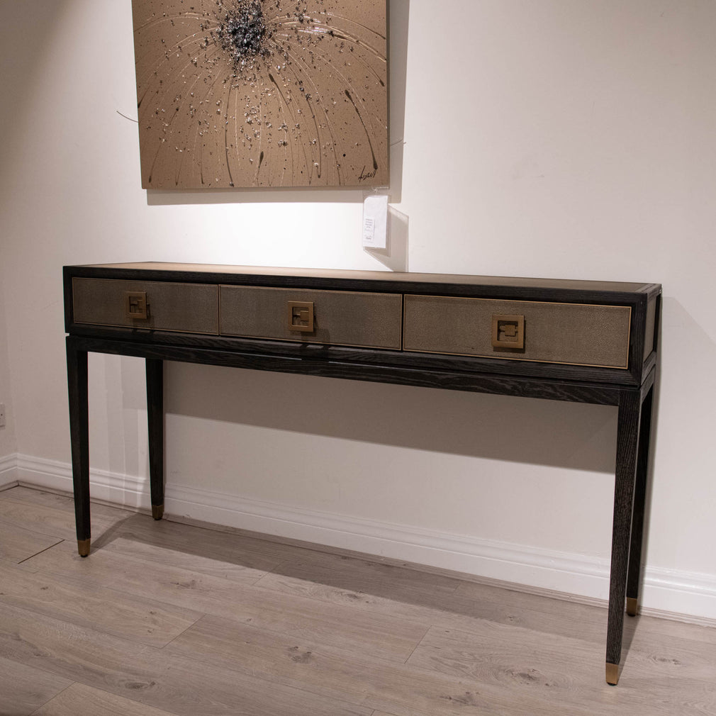 Ridgeville - Shagreen Console Table - Item as Pictured