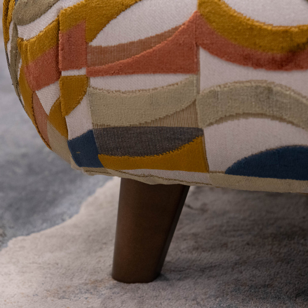 Harrington - Footstool, Fabric - Item as Pictured