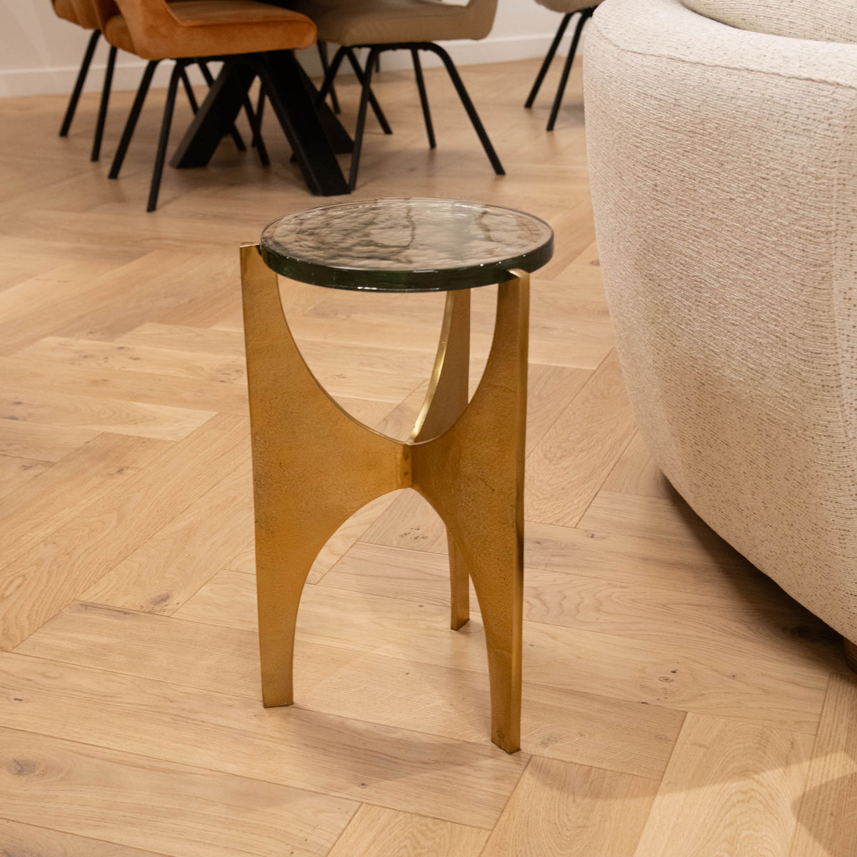 Sansa - Glass End Table - Item as Pictured
