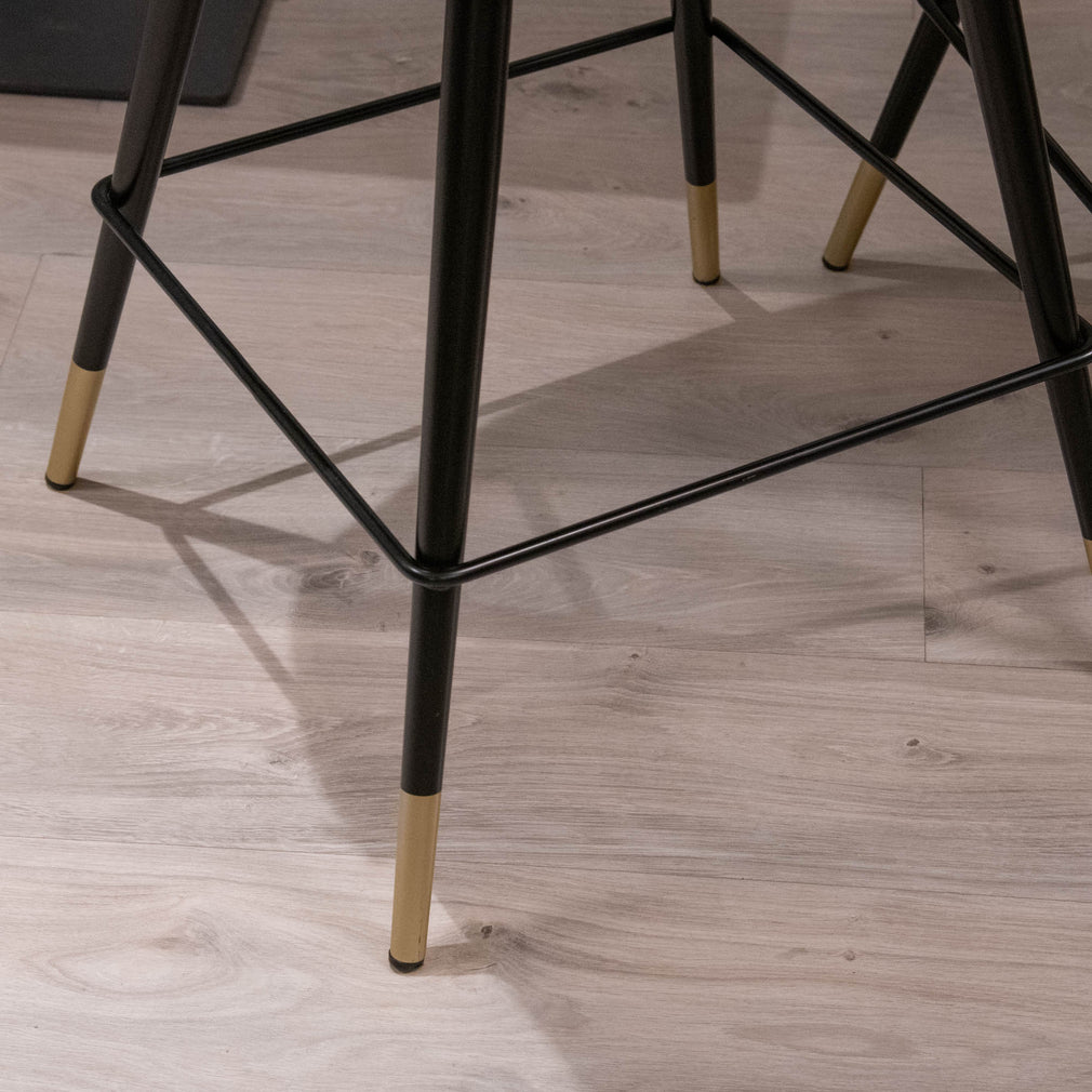 Eichholtz Cliff - Set Of 2 Counter Stools, Rocat Black - Item As Pictured