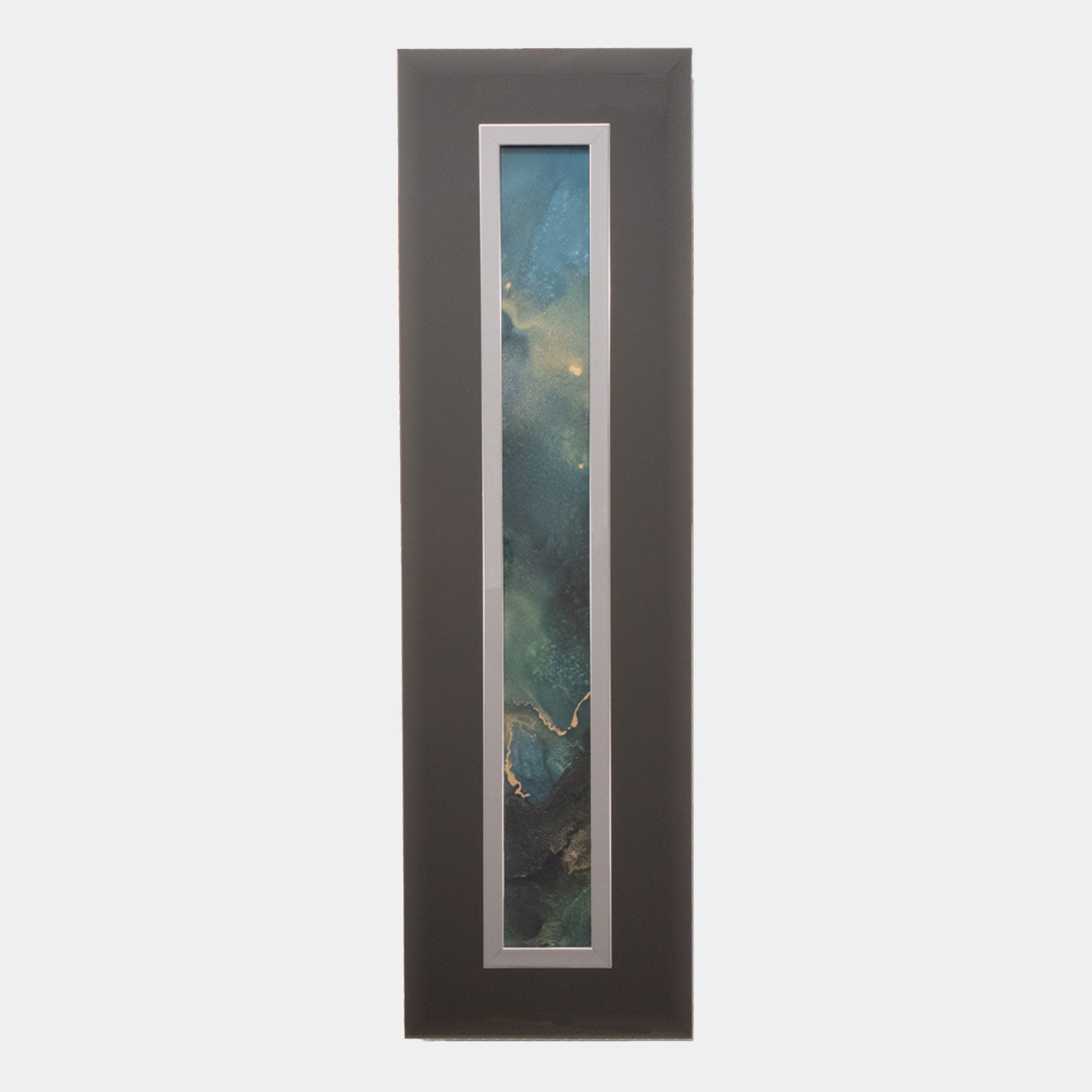 Aqua Marine I Panel - Glass Art by Borges