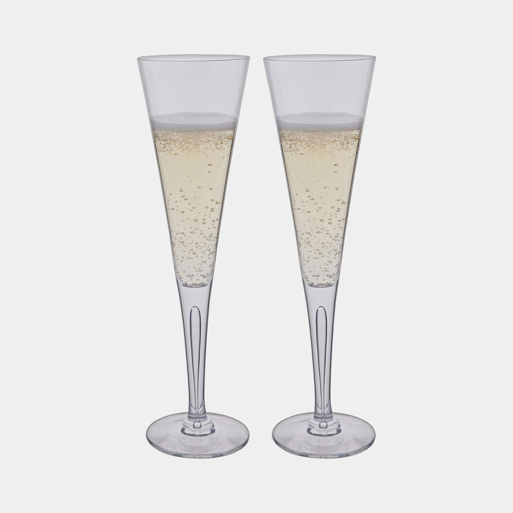 Dartington Sharon - Set of 2 Champagne Flutes