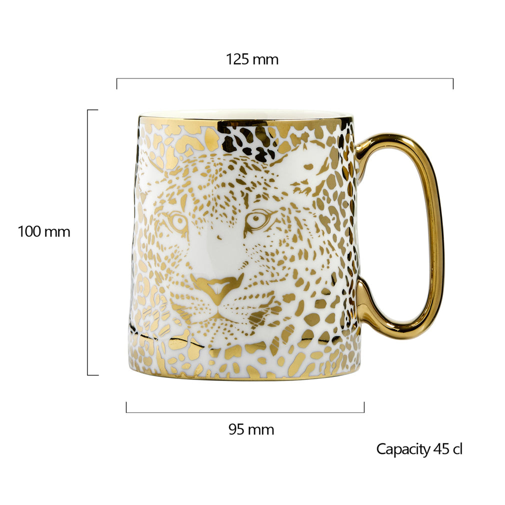 Animal - Leopard Mugs, Set of 2