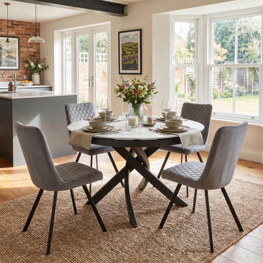 Lazio - Ceramic Extending Dining Table