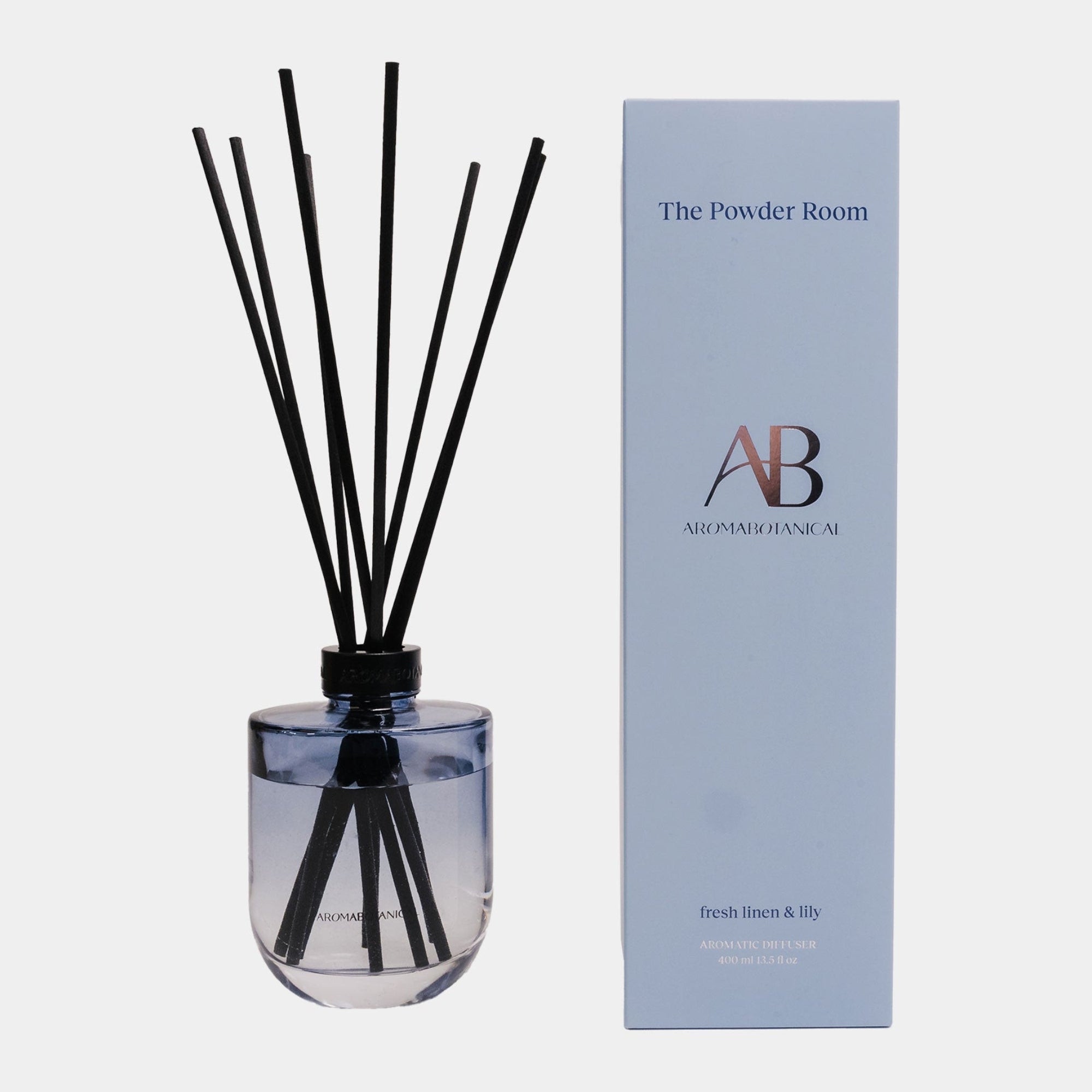 Aromabotanical Powder Room - Fresh Linen & Lily Reed Diffuser 400ml