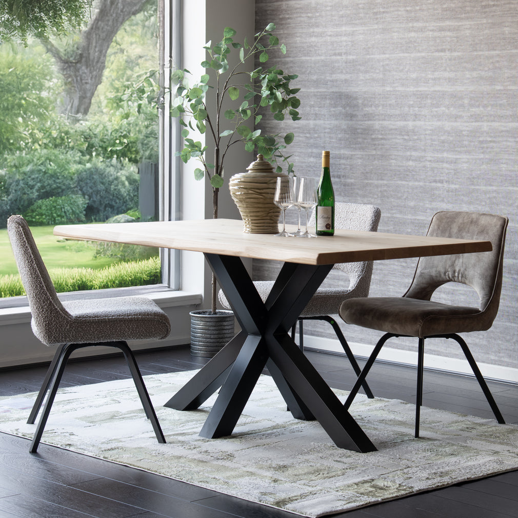 Acorn - Dining Table With Natural Edge, 140cm