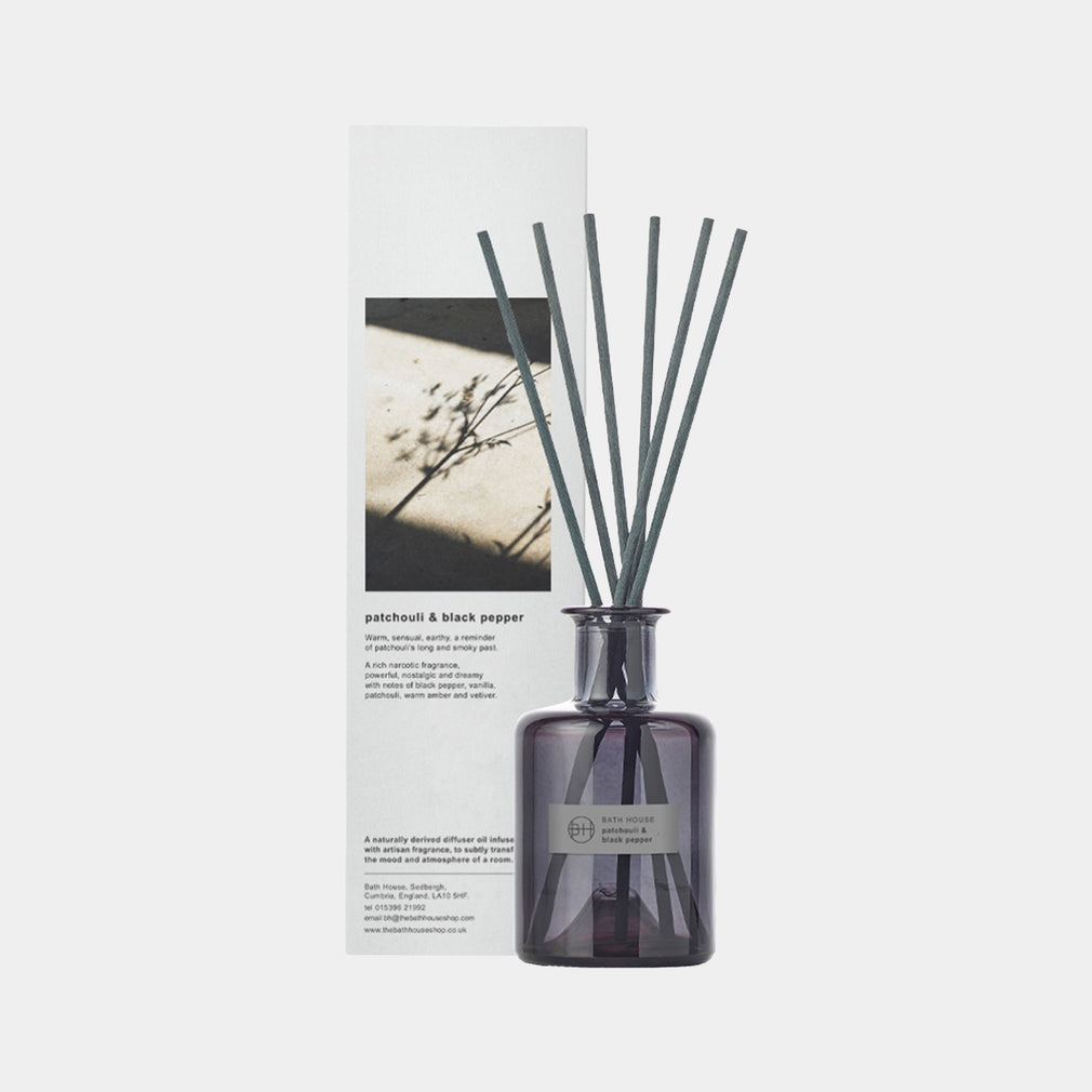 Bath House - Patchouli & Black Pepper Reed Diffuser 200ml