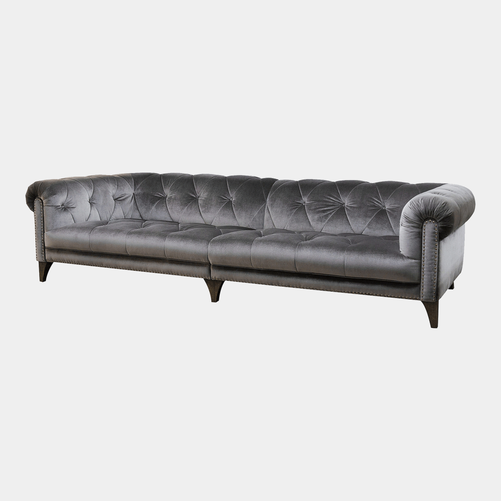 Roosevelt - 4 Seat Shallow Sofa, Fabric
