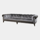 Roosevelt - 4 Seat Shallow Sofa, Fabric