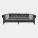 Shallow 3 Seat Sofa In Fabric Grade A