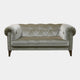Shallow 2 Seat Sofa In Fabric Grade A