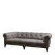 Shallow 3 Seat  Sofa In Leather Grade B