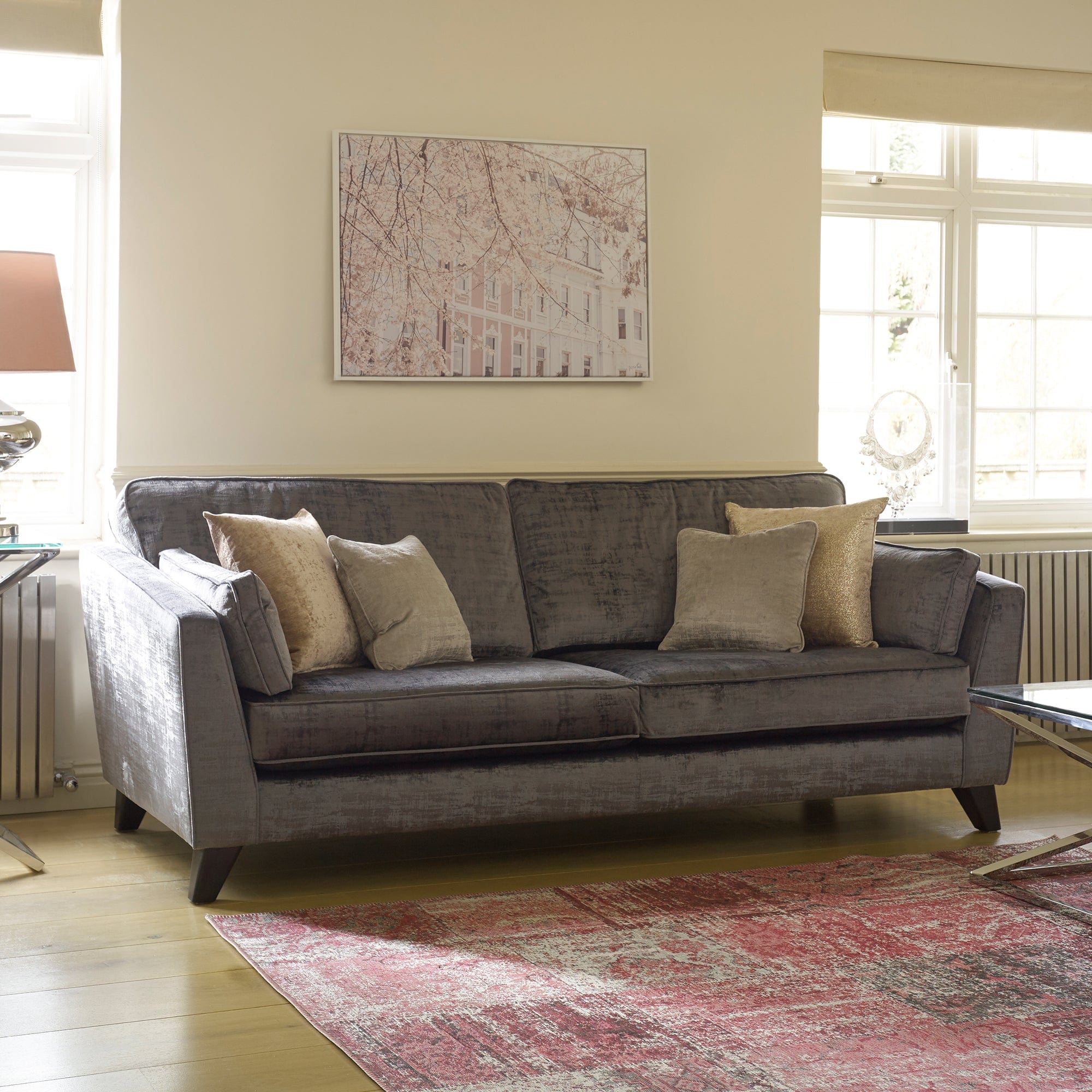 Cooper - 4 Seat Sofa Plush/Alessia Fabric