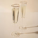 Amore - Heart Shaped Flute Glasses, Set of 2