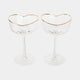 Amore - Heart Shaped Martini Glasses, Set of 2