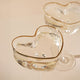 Amore - Heart Shaped Martini Glasses, Set of 2