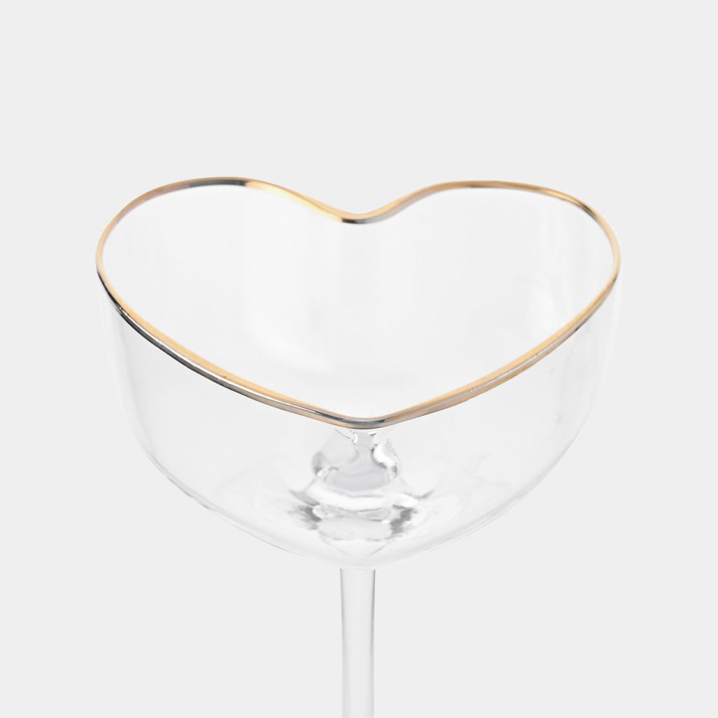 Amore - Heart Shaped Martini Glasses, Set of 2