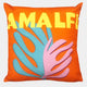 Amalfi - Orange Outdoor Cushion 43x43cm