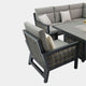 Key Largo - Corner Garden Dining Set With Firepit & High Backs