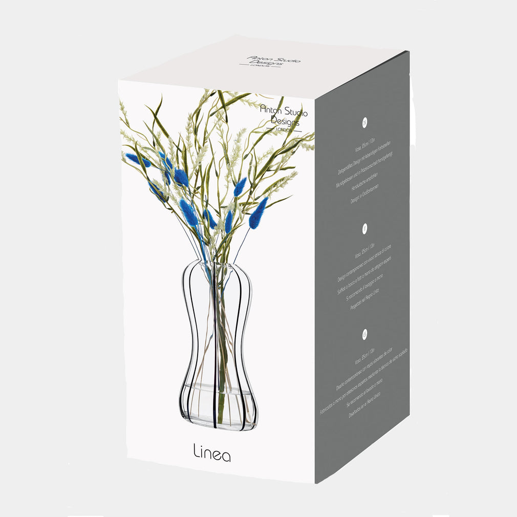 Anton Studio Designs Linea - Vase, Black