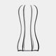 Anton Studio Designs Linea - Vase, Black