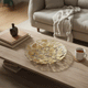 Ginko - Decorative Bowl, Gold Glass