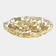 Ginko - Decorative Bowl, Gold Glass