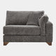 Linara - Large Static End Sofa RHF Arm In Aqua Clean Fabric