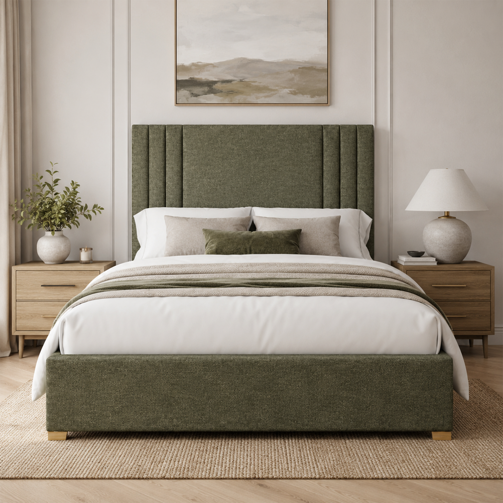 Tailored Collection - Ottoman Bed Frame with 50 inch Headboard