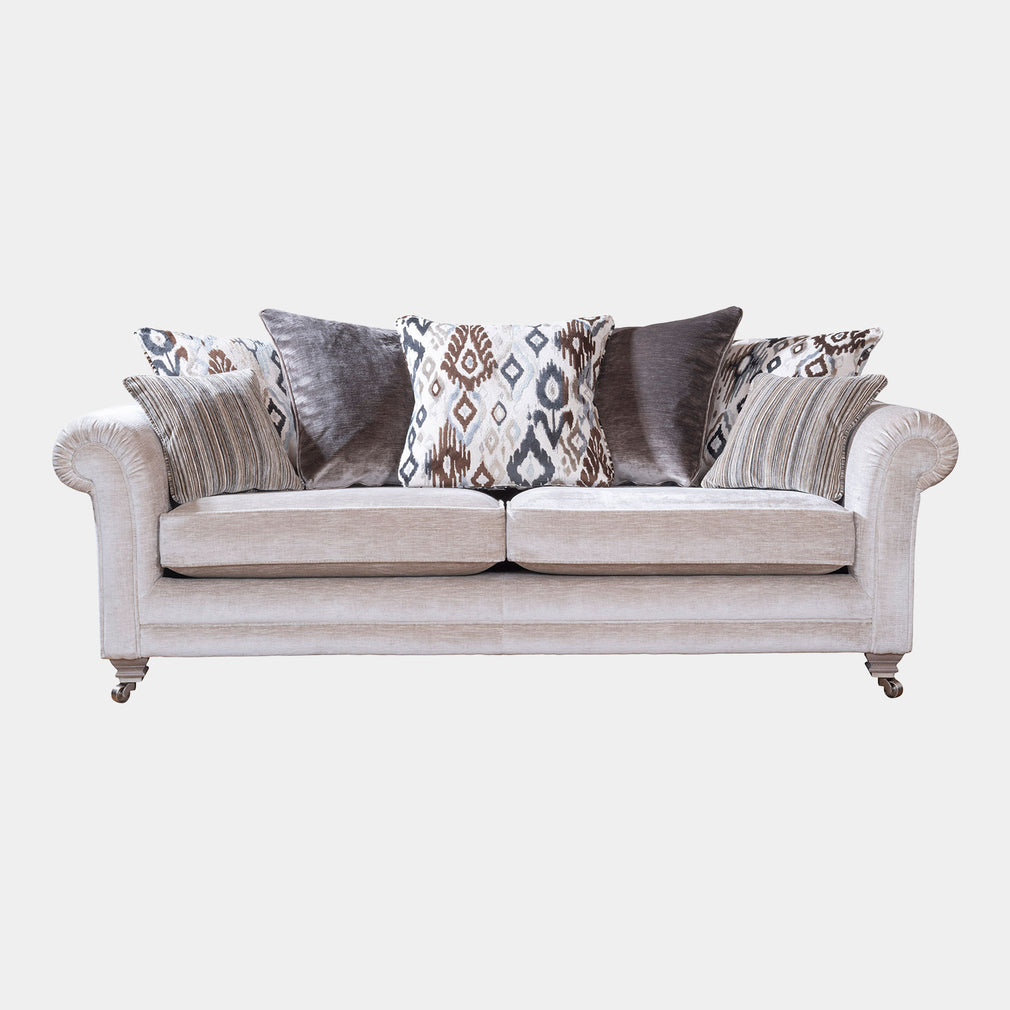 Stoneleigh - Grand Pillow Back Sofa, Fabric