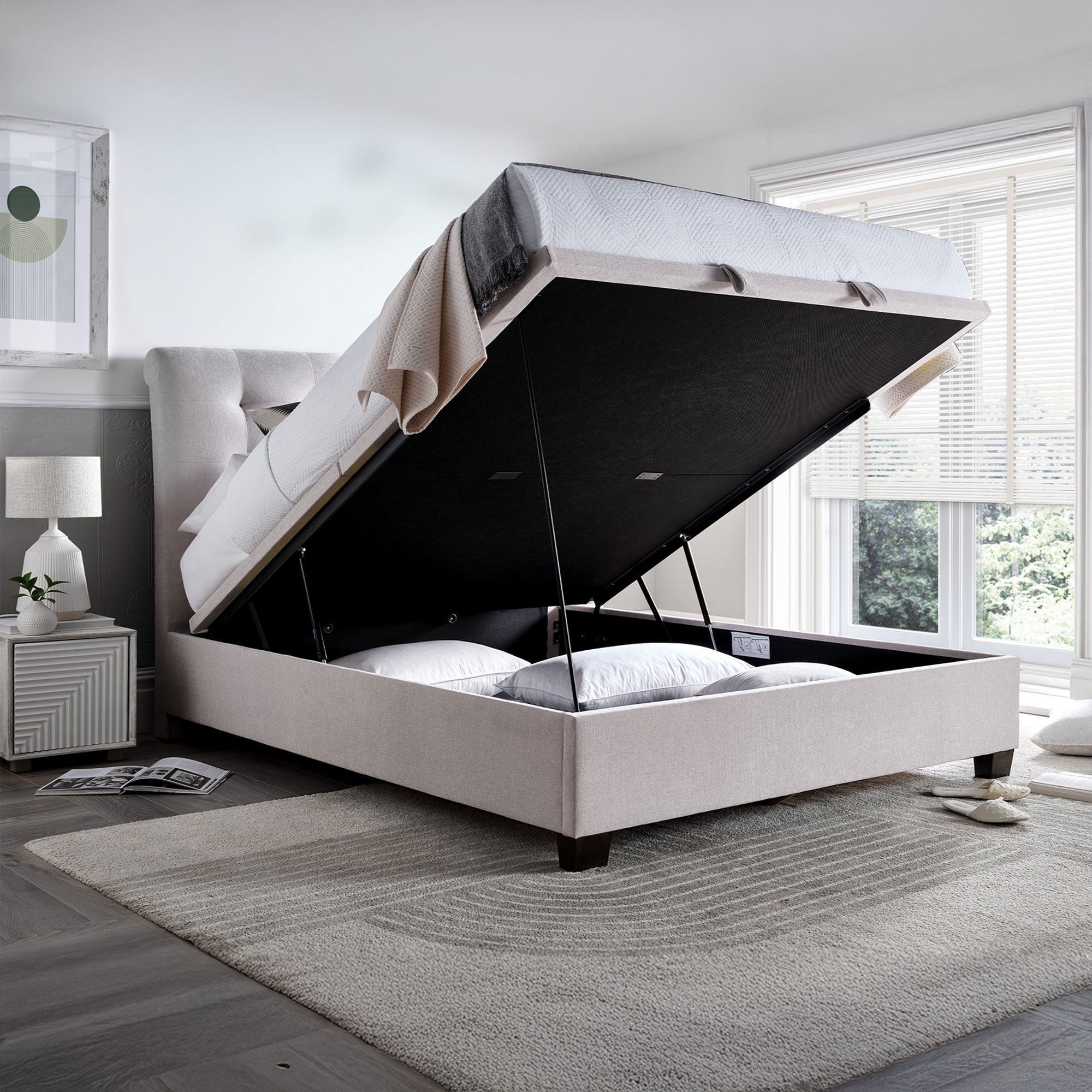 Lucia - Ottoman Bed Frame