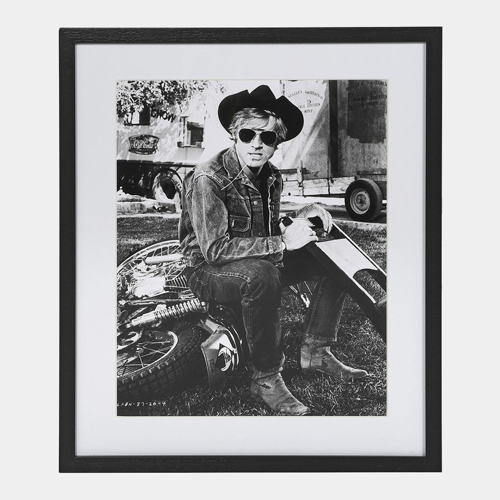 Robert Redford Let's Ride - Framed Wall Art Print