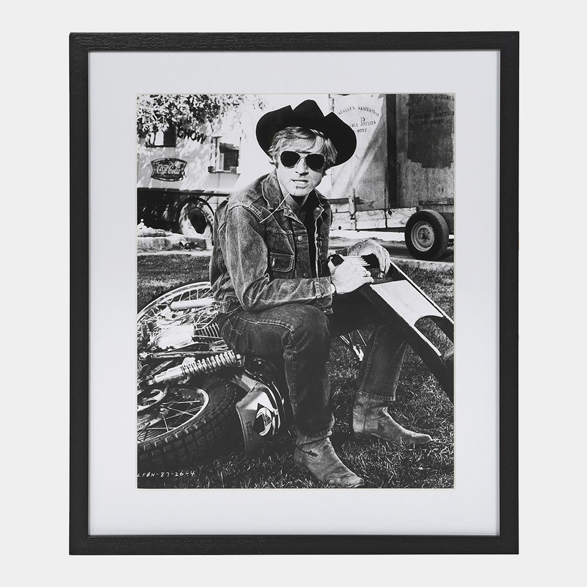 Robert Redford Let's Ride - Framed Wall Art Print