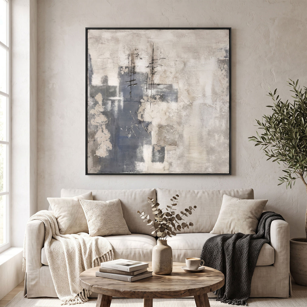 Urban Mist - Framed Canvas Wall Art