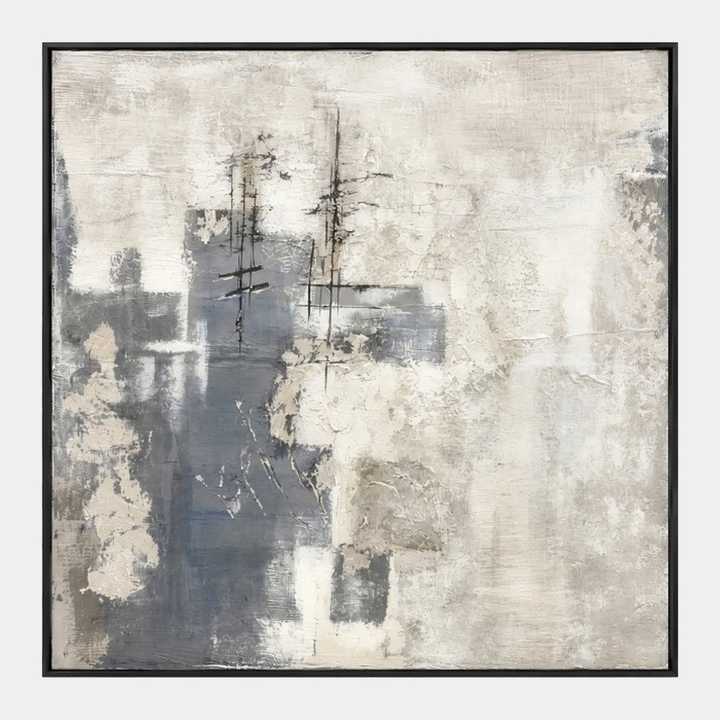 Urban Mist - Framed Canvas Wall Art