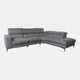 Bella - Corner Recliner Sofa With USB Function, Fabric BLJ-042 Elephant