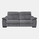 Caruso - 2.5 Seat Compact Power Recliner Sofa, Fabric BLJ-042 Elephant