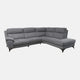 Miura - RHF Power Recliner Corner Sofa, Fabric BLJ-R042 Elephant