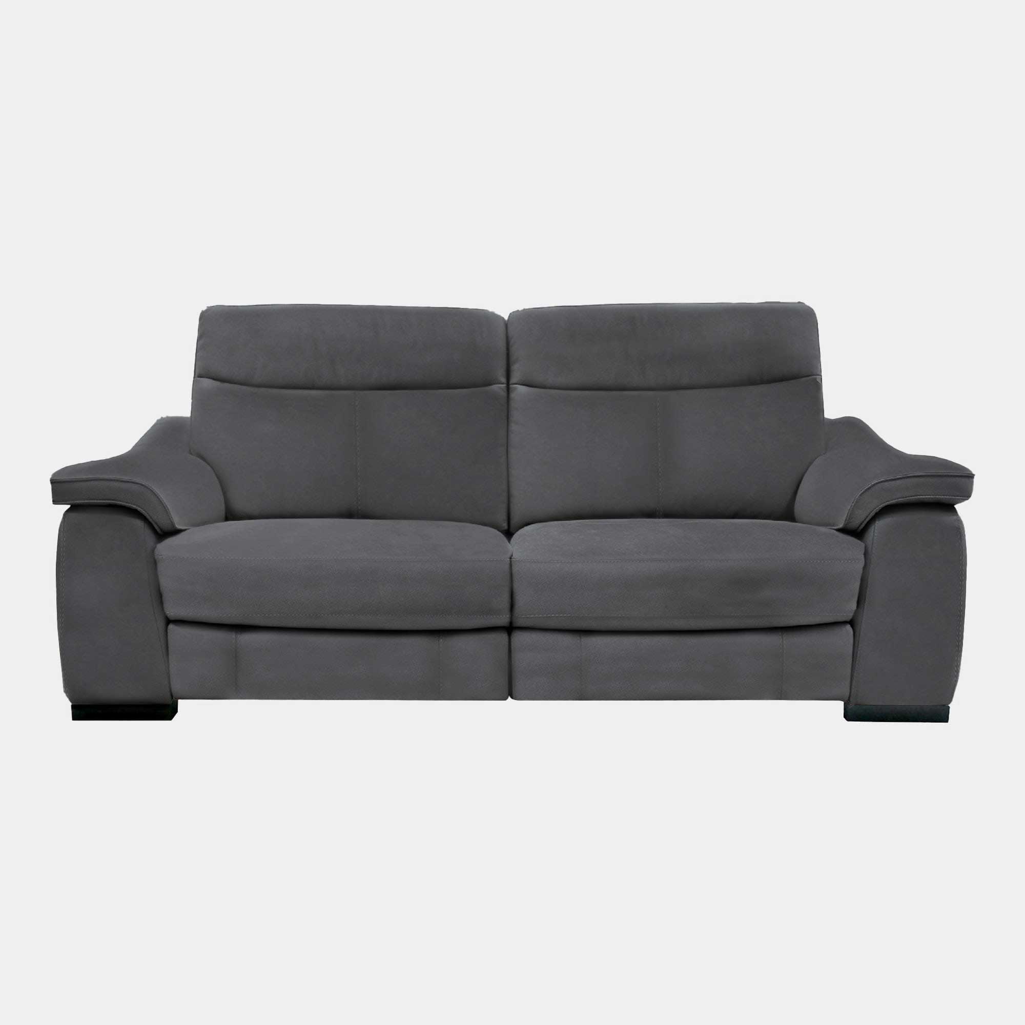 Caruso - 2.5 Seat Compact Power Recliner Sofa, Fabric BLJ-088 Charcoal Grey