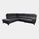 Miura - LHF Power Recliner Corner Sofa, Fabric BLJ-088 Charcoal Grey