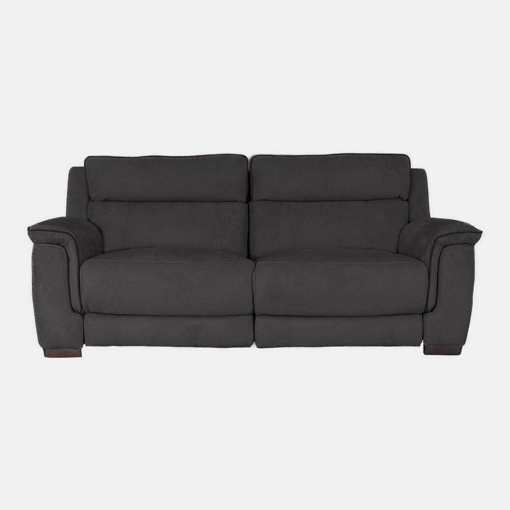 Monza - 2 Seat Power Recliner Sofa, Fabric BLJ-088 Charcoal Grey
