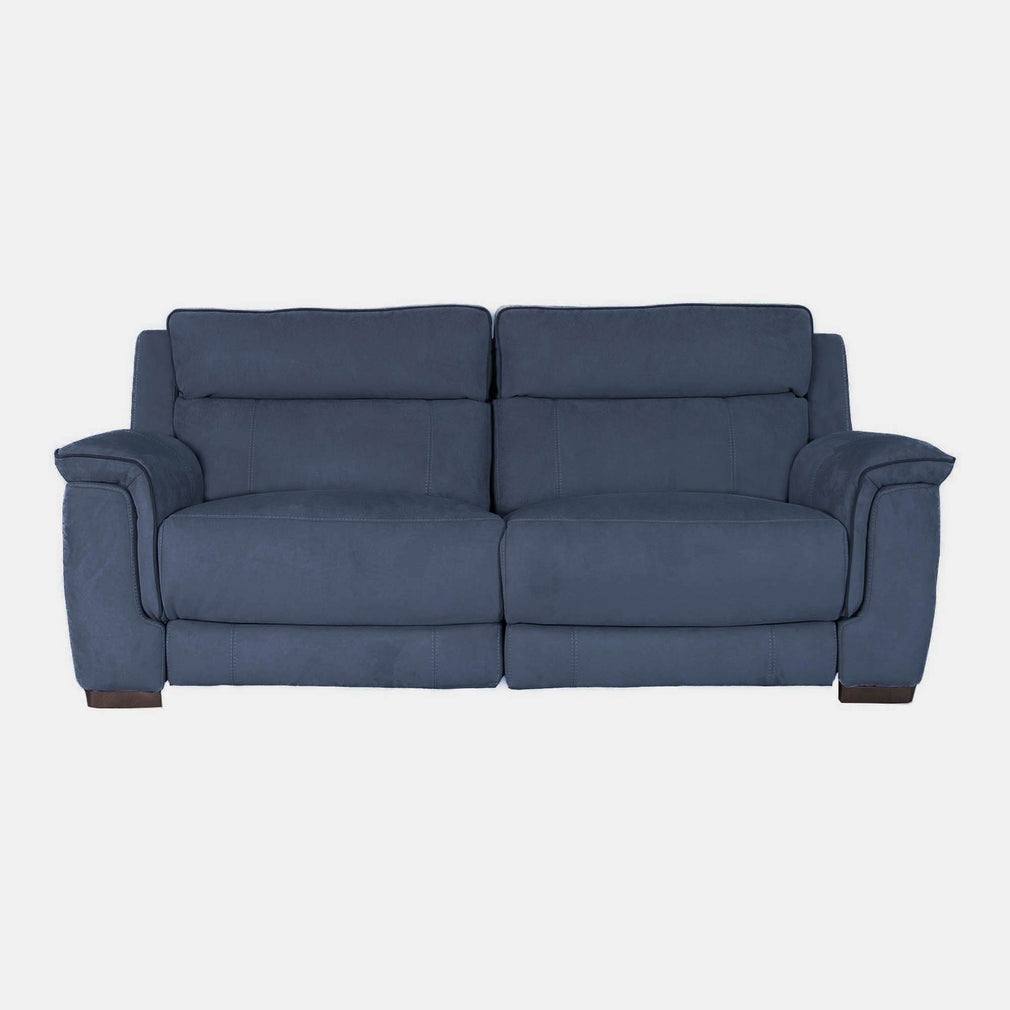 Monza - 2 Seat Power Recliner Sofa, Fabric BLJ-08 Pacific Blue