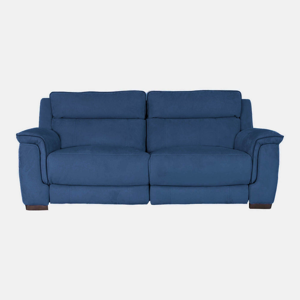 Monza - 2.5 Seat Recliner Sofa, Fabric BLJ-10 Blue
